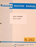 Niagara-Niagara PD2, Press A-31 Operations and Maintenance Manual-PD2-01